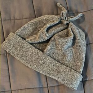 Eddie Bauer Wool Beanie with tie top
